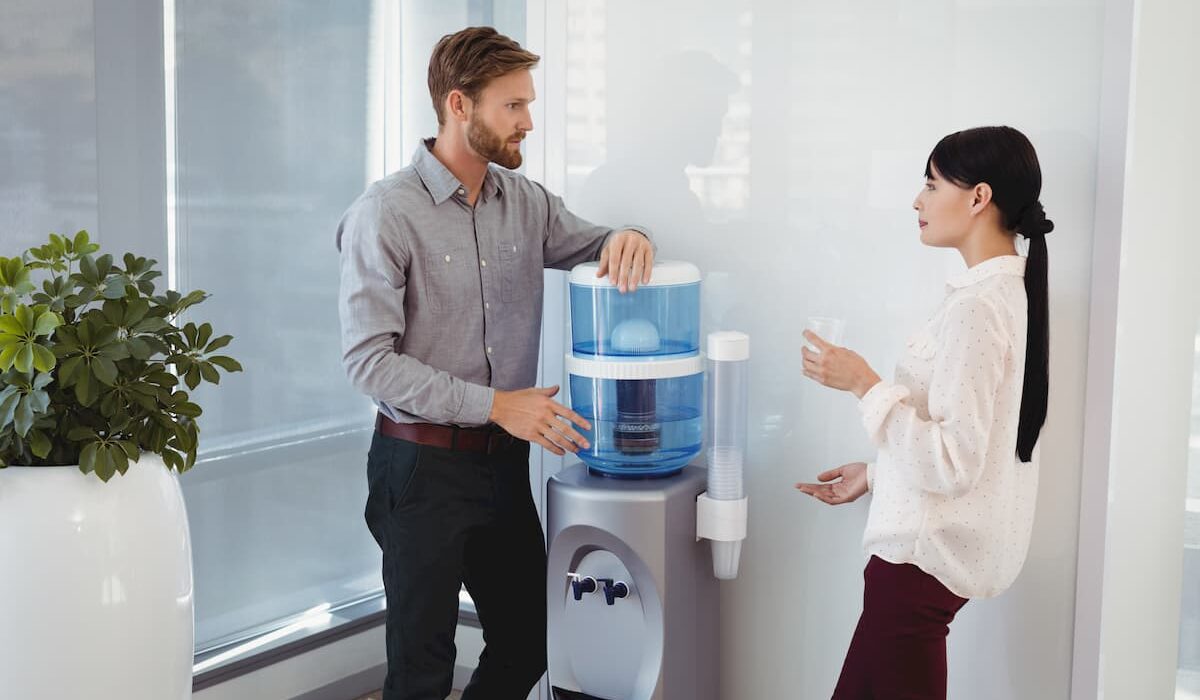 How has the ice and water dispenser transformed to enjoy chilled beverages?